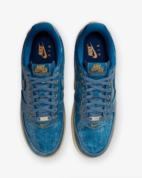 NIKE AIR FORCE 1 RETRO - COASTAL BLUE NATURAL$120