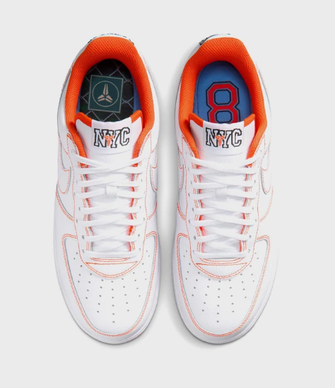 Nike Air Force 1 Low Protro - White  Safety Orange$145