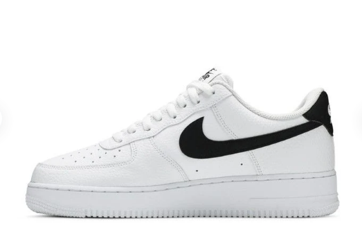 Nike Air Force 1 Low '07 'White/Black' Pebbled Leather