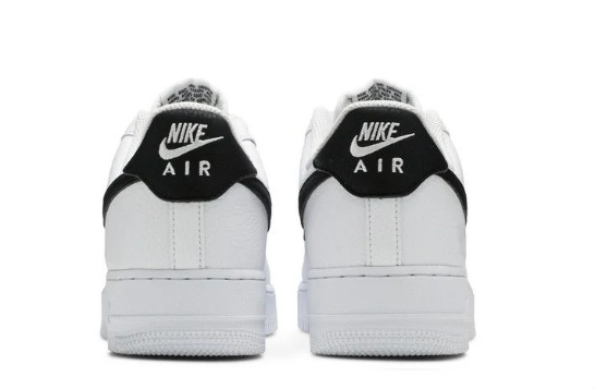 Nike Air Force 1 Low '07 'White/Black' Pebbled Leather