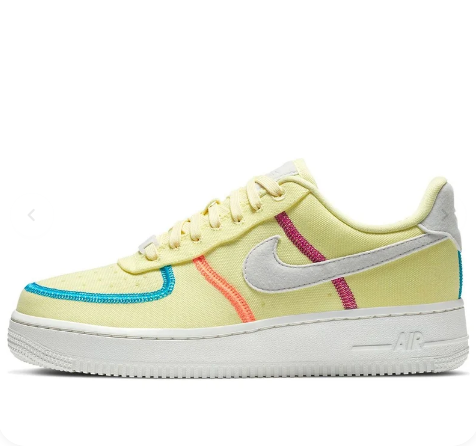 Nike Air Force 1 '07 Low LX 'Stitched Canvas - Life Lime' (Women's)