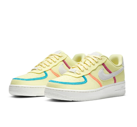 Nike Air Force 1 '07 Low LX 'Stitched Canvas - Life Lime' (Women's)