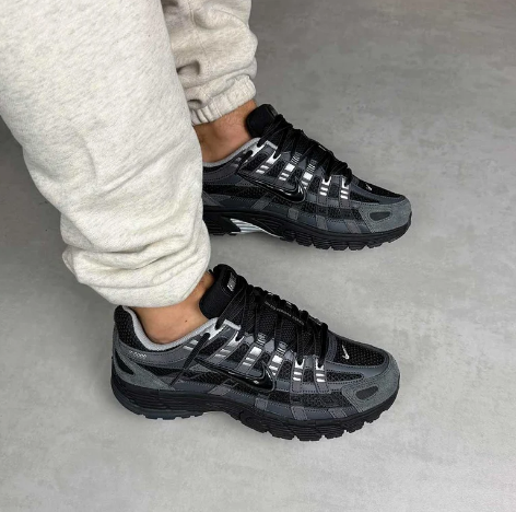 Nike P-6000 Suede 'Anthracite/Black/Metallic Silver'
