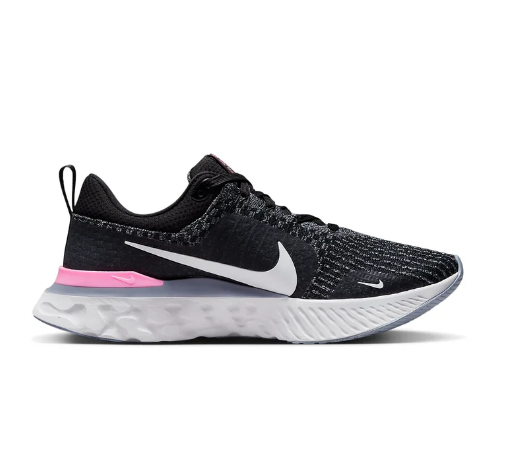 Nike React Infinity Run Flyknit 3 'Black/Grey/Pink'